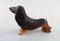 Hund aus glasierter Keramik von Lisa Larson für K-Studion & Gustavsberg 2