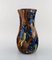 Große Jugendstil Vase aus glasierter Keramik von Møller & Bøgely, Dänemark 2