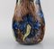 Large Art Nouveau Vase in Glazed Ceramic from Møller & Bøgely, Denmark 4