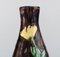 Große Jugendstil Vase aus glasierter Keramik von Møller & Bøgely, Dänemark 2