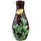 Große Jugendstil Vase aus glasierter Keramik von Møller & Bøgely, Dänemark 1