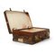 Vintage English Leather Suitcase, Image 2
