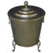 Antique Edwardian Brass Planter Coal Bucket 1
