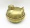 Vintage Brass Duck-Shaped Box, 1970s 4