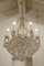 Maria Teresa Style 6-Candle Drop Aurora Borealis Pendant Chandelier, 1990s, Image 2