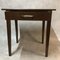 Antique Rustic Walnut 1-Drawer Table 8