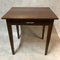 Antique Rustic Walnut 1-Drawer Table 1