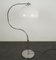 Lampadaire Mid-Century Arc en Chrome, 1960s 3