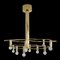 Vintage Gold Plated Ceiling Lamp by Gaetano Sciolari for Boulanger, Image 1