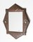 Art Deco Brass Wall Mirror, 1920s, Image 4