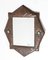 Art Deco Brass Wall Mirror, 1920s, Image 5