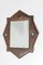 Art Deco Brass Wall Mirror, 1920s, Image 2