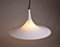 Vintage White Murano Glass Pendant Lamp 1