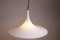 Vintage White Murano Glass Pendant Lamp, Image 4