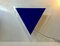 Minimalist Danish Triangular Glass Sconce, 1980s 1