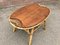 Rattan and Bamboo Coffee Table, 1950s 2