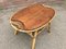 Rattan and Bamboo Coffee Table, 1950s, Image 2
