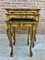 Antique Giltwood and Carved Side Tables with Cabriole Shaped Legs, Set of 3 3