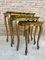 Antique Giltwood and Carved Side Tables with Cabriole Shaped Legs, Set of 3, Image 6