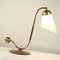 Vintage Art Deco Brass Table Lamp 3