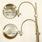 Vintage Double Arch Brass Balls Floor Lamp from Gepo, 1970s 5