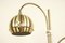 Vintage Double Arch Brass Balls Floor Lamp from Gepo, 1970s 8