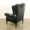 Vintage Blue Leather Chesterfield Armchair 2