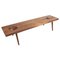 Studio Dome Bench or Coffee Table in Figured Walnut by Michael Rozell, USA, 2020 1