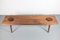 Studio Dome Bench or Coffee Table in Figured Walnut by Michael Rozell, USA, 2020, Image 8