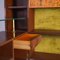 Meuble de Bar d'Angle Vintage en Bois et en Laiton, 1960s 10