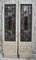 Antique Victorian Leaded Stained Glass Internal Doors, Set of 2 4