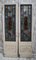 Antique Victorian Leaded Stained Glass Internal Doors, Set of 2 1