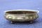 Large Italian Embossed Solid Brass Bowl, 1970s, Image 1