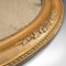 Antique Georgian English Gilt Gesso and Mercury Plate Oval Mirror, 1800s 7