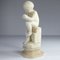 Escultura italiana antigua de mármol de un niño al estilo de Canova, Imagen 2