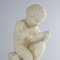 Escultura italiana antigua de mármol de un niño al estilo de Canova, Imagen 6