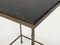 Black Marble and Brass Side Tables, 1950s, Set of 2 6