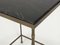 Black Marble and Brass Side Tables, 1950s, Set of 2, Image 6