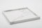 Quadratisches weißes Tablett aus Carrara Marmor von Fiammettav Home Collection 3