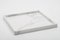 Squared White Carrara Marble Tray from Fiammettav Home Collection, Image 3