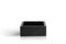 Small Squared Black Marquina Marble Box from Fiammettav Home Collection 1