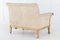 Small Antique French Bleached Oak Sofa 7