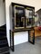 Italian Lacquered Cabinet with Brass and Mirror, 1970s 4