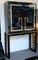 Italian Lacquered Cabinet with Brass and Mirror, 1970s 10