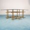 Italian Glass and Brass Coffee Table, 1960s, Immagine 2