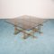 Italian Glass and Brass Coffee Table, 1960s 1