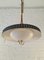 Italian Rosewood Pulley Ceiling Lamp, 1950s 5