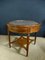 Table Bouillotte Vintage en Acajou 9