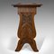 Antique Edwardian Italian Carved Oak Side Table, 1910s 5