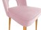 Baby Pink Shell Dining Chairs by Lesniewski for Slupskie Fabryki Mebli, 1960s, Set of 6 3